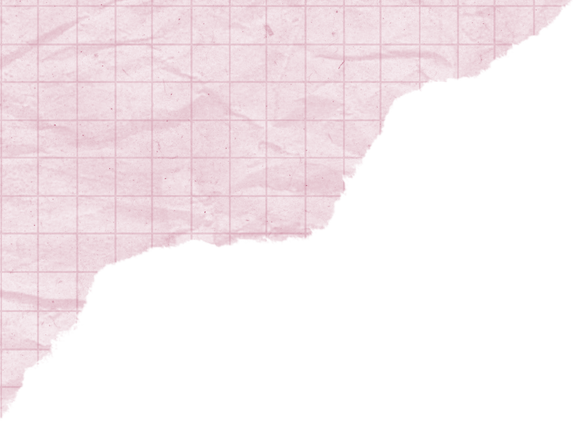 Pink Torn Grid Paper